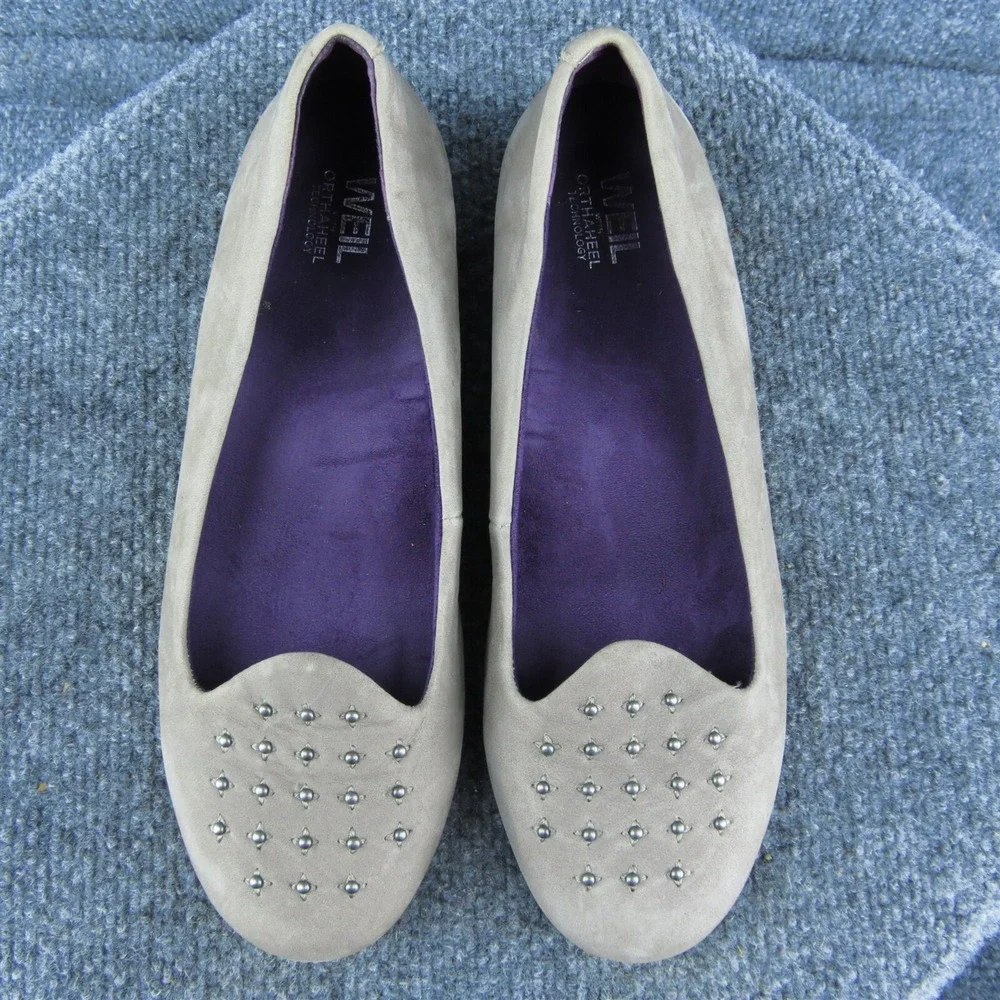 Weil Chelsea Women Loafer Shoes Brown Leather Slip On Size 7.5‎ Medium